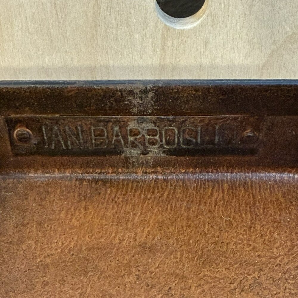 RARE Jan Barboglio Cast Iron Crested Crown 6.5” Square Box Retired Brutalist - Picture 6 of 16